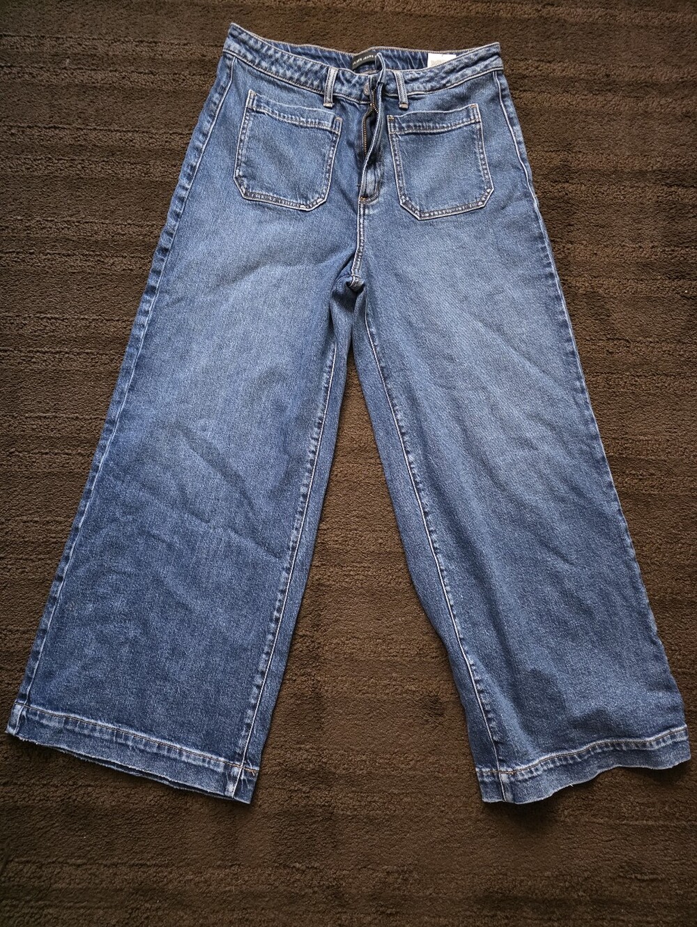Silver Jeans Co. High Rise Wide Leg Ankle Jeans